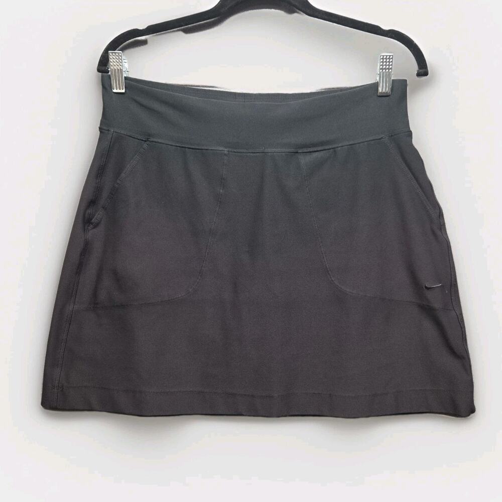Nike Golf Tour Perf Skort M Black Dri-FIT Stretch Lined Tennis Skirt Pickleball